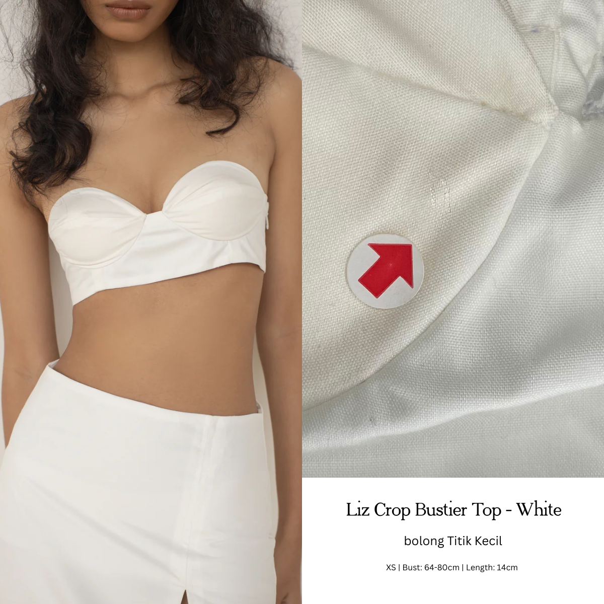 SAYA - LIZ BRALLETE IN WHITE - DEFECT ITEMS SALE