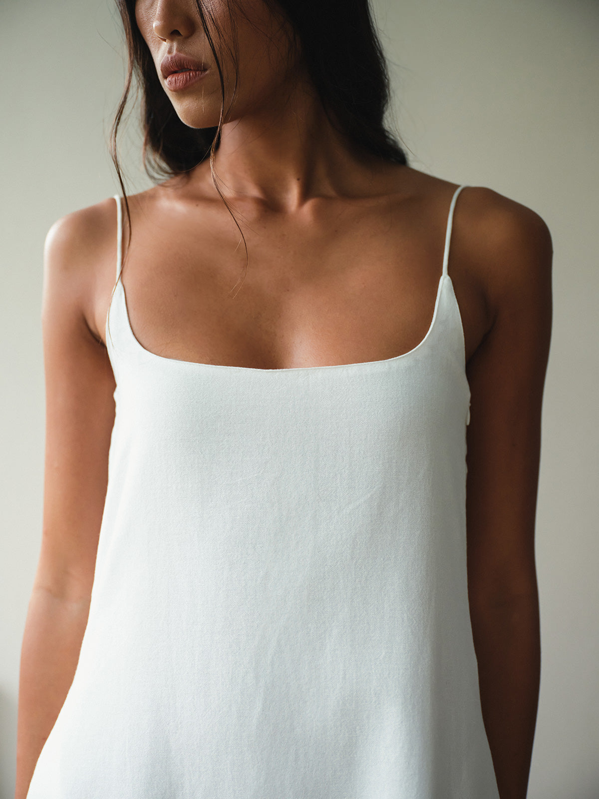 SAYA - MAE - ROUNDED SQUARE NECK MAXI DRESS