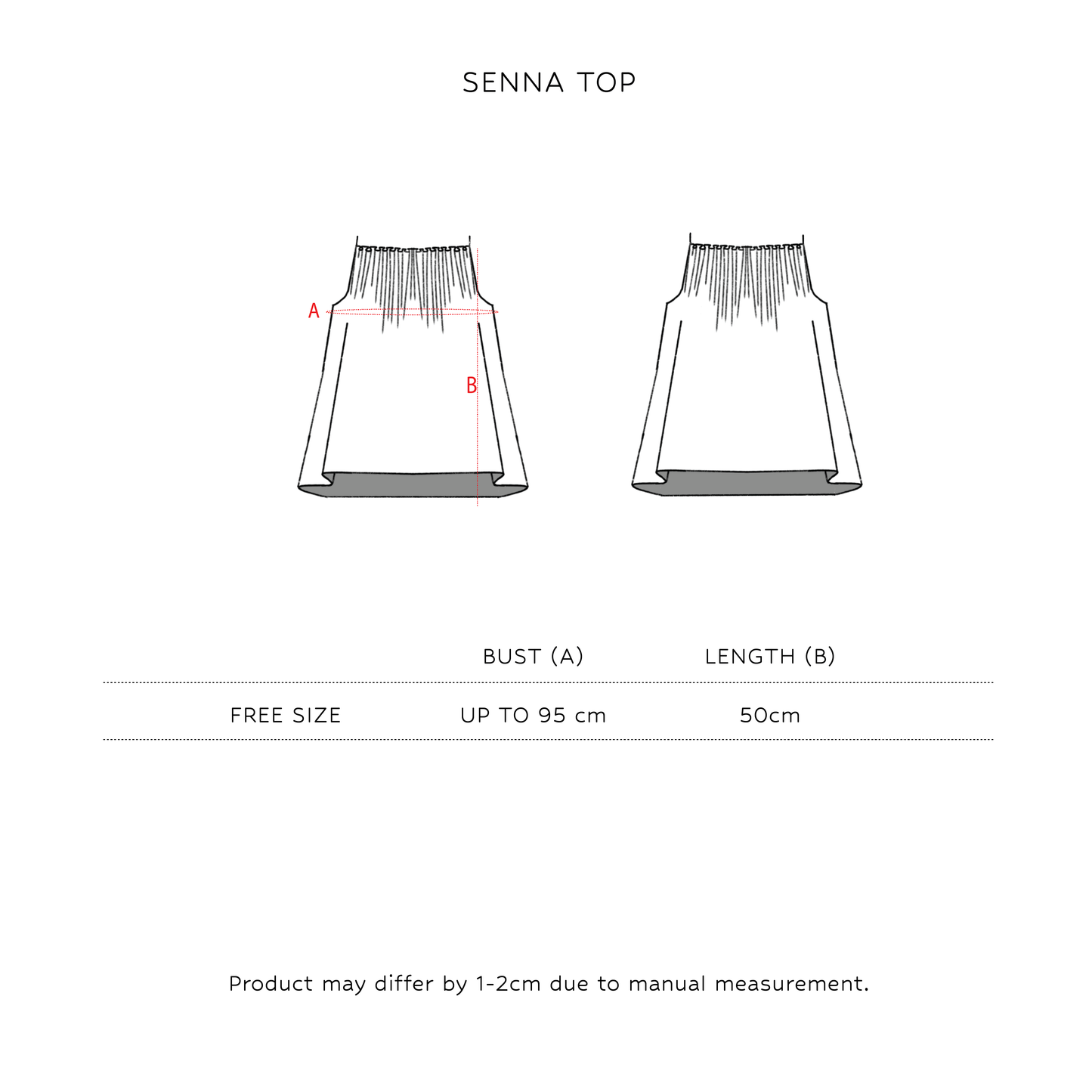 SAYA - SENNA - PLEATED SHEER TOP
