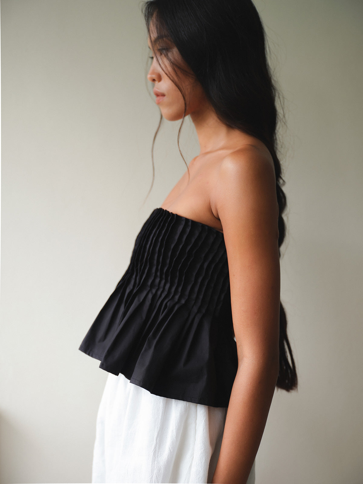 SAYA - ILA - PLEATED TUBE TOP