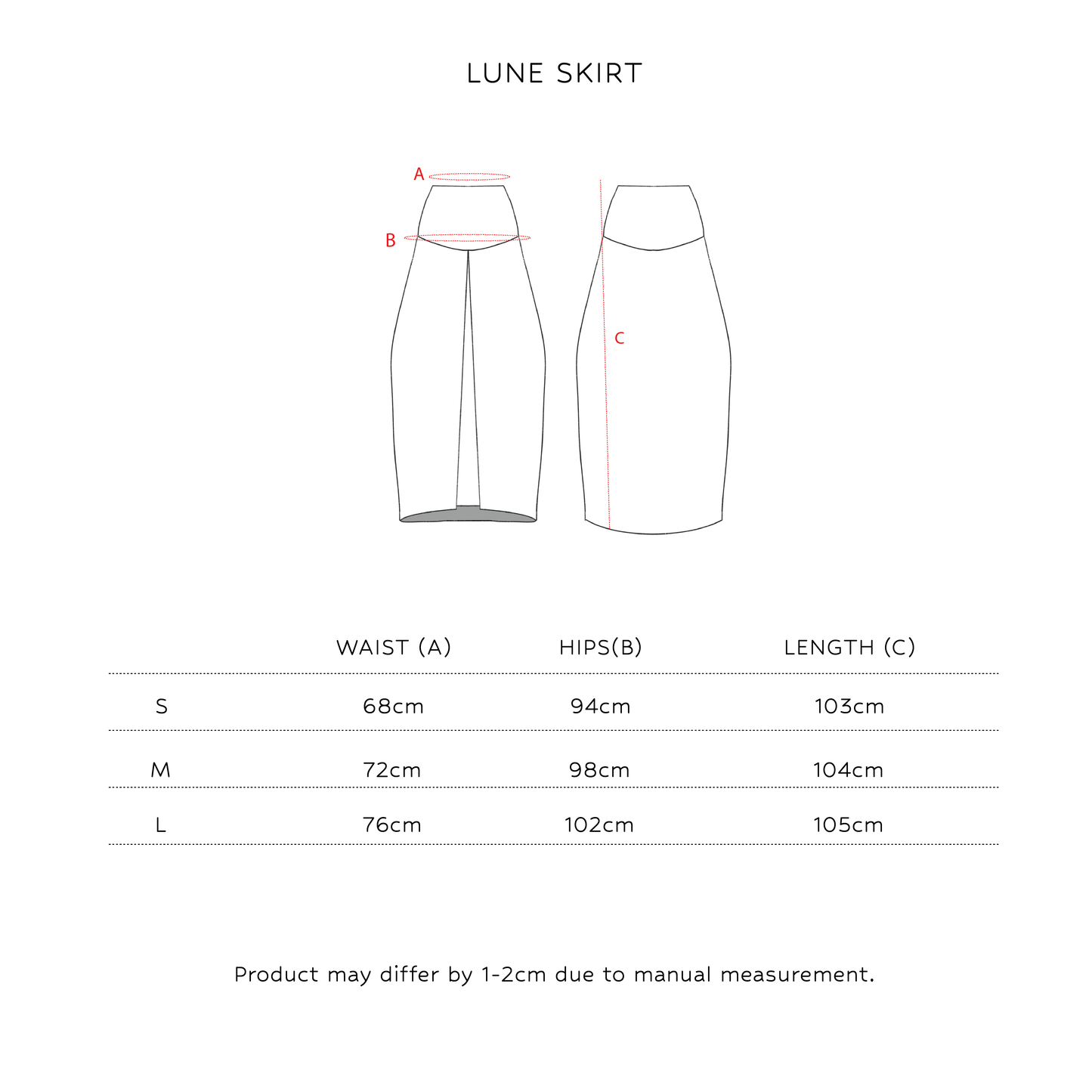 SAYA - LUNE - BARREL SKIRT