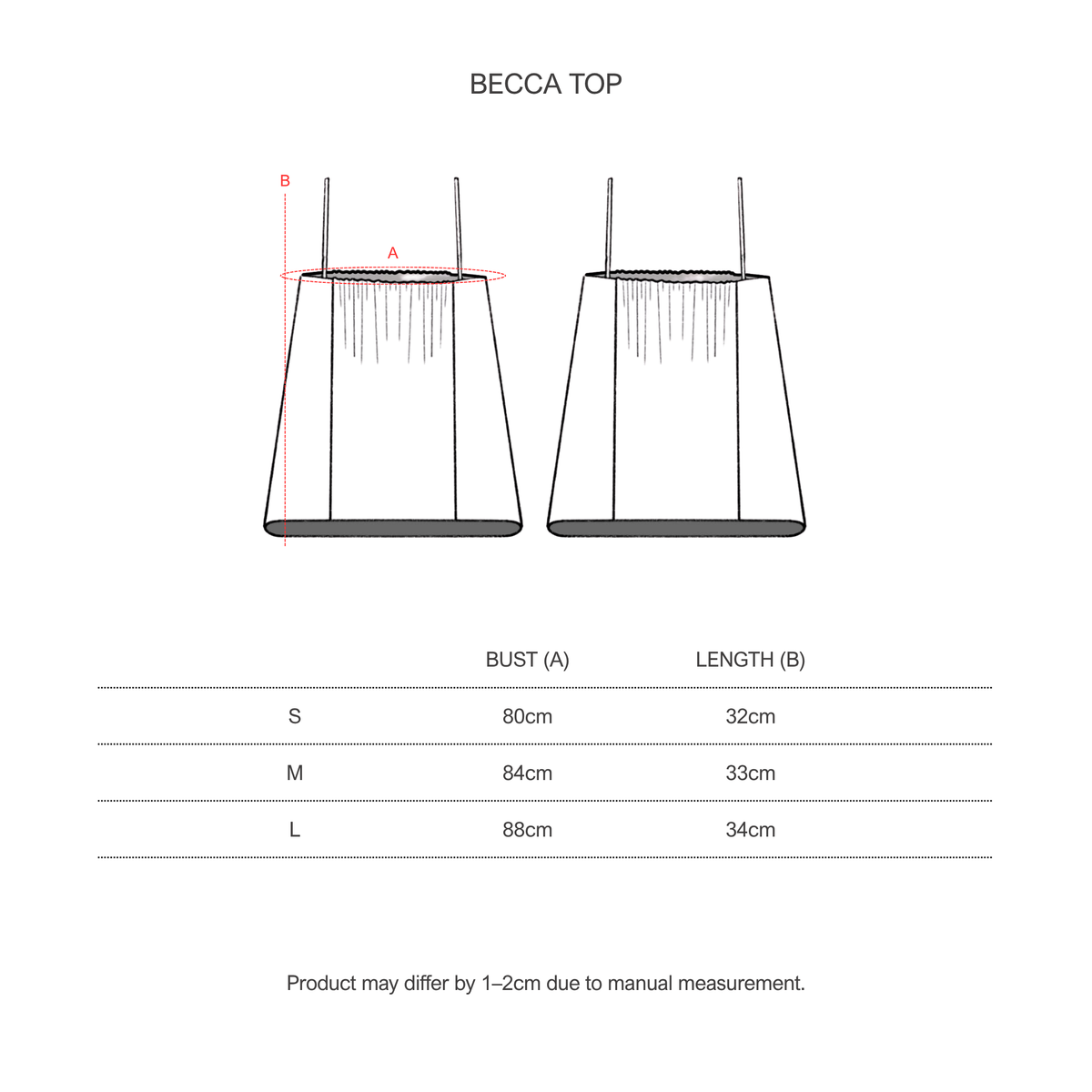 SAYA - BECCA - PLEATED TOP