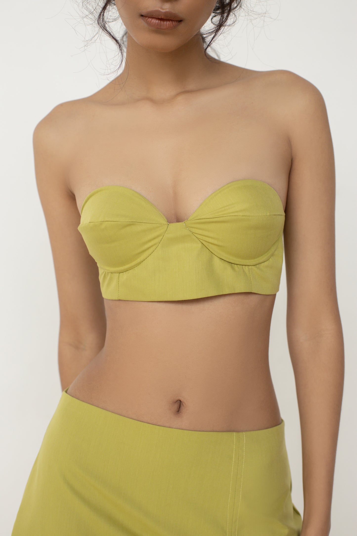 SAYA - SAYA X ANAZ - LIZ - CROP BUSTIER TOP
