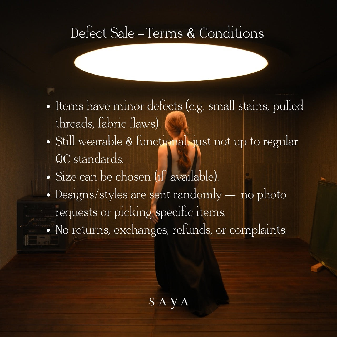SAYA - JENNA - DEFECT ITEMS SALE