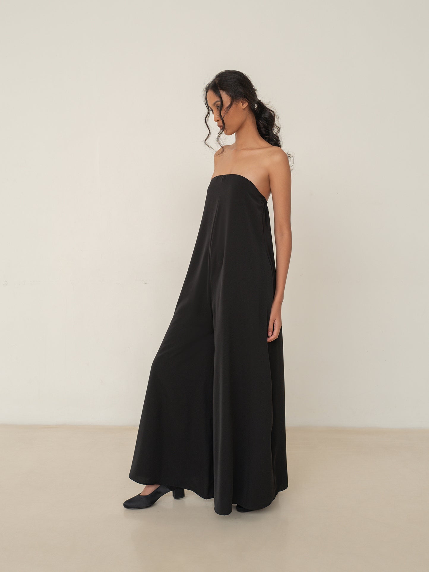 SAYA - SAYA X ANAZ - RUE - WIDE LEG TUBE JUMPSUIT