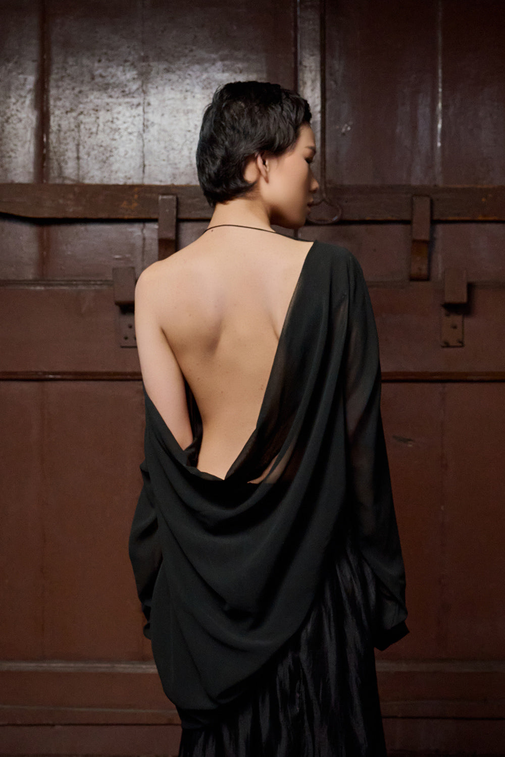 SAYA - MARISSA - DRAPE BACKLESS TOP