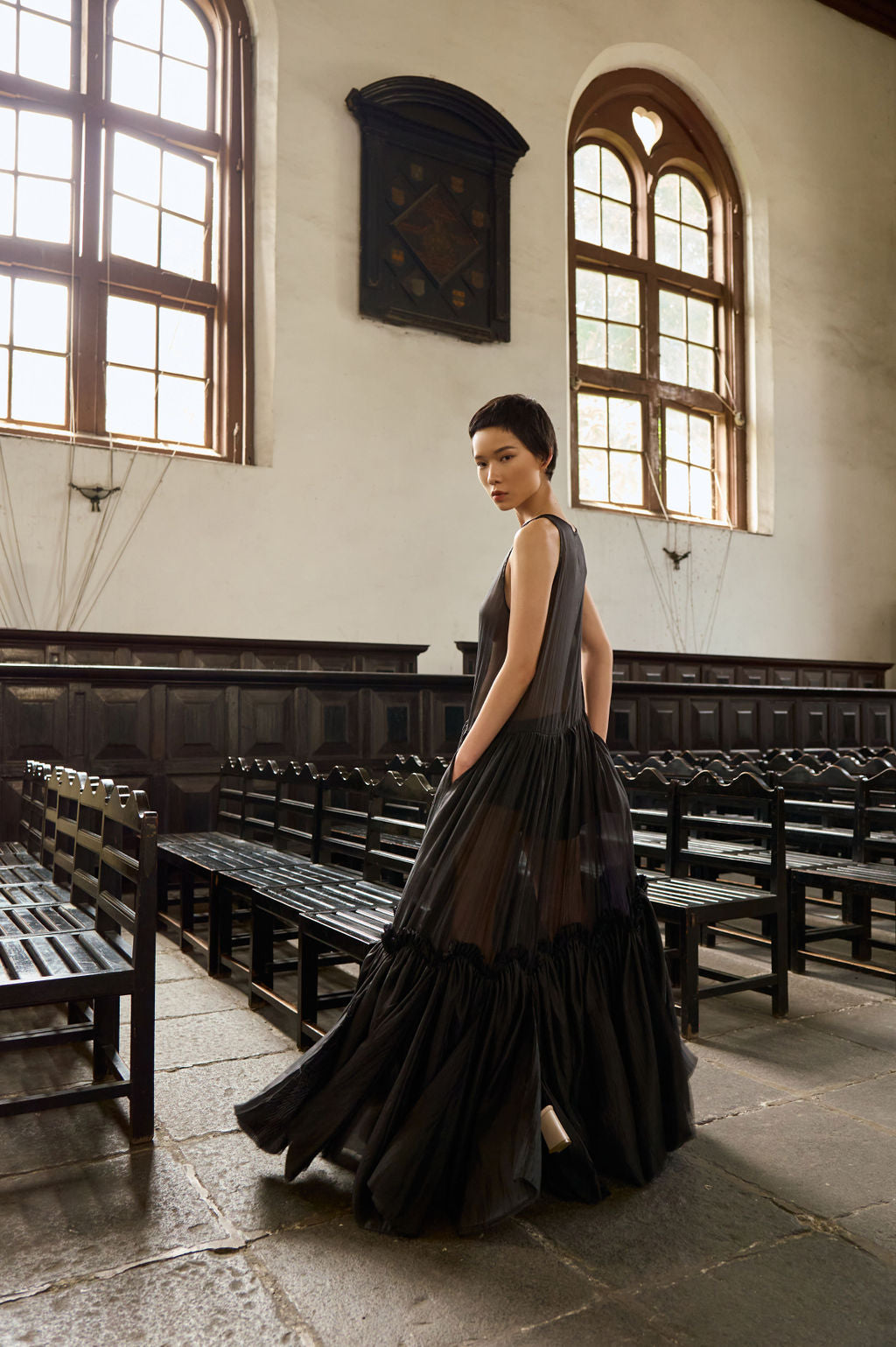 SAYA - REINA - SHEER MAXI DRESS