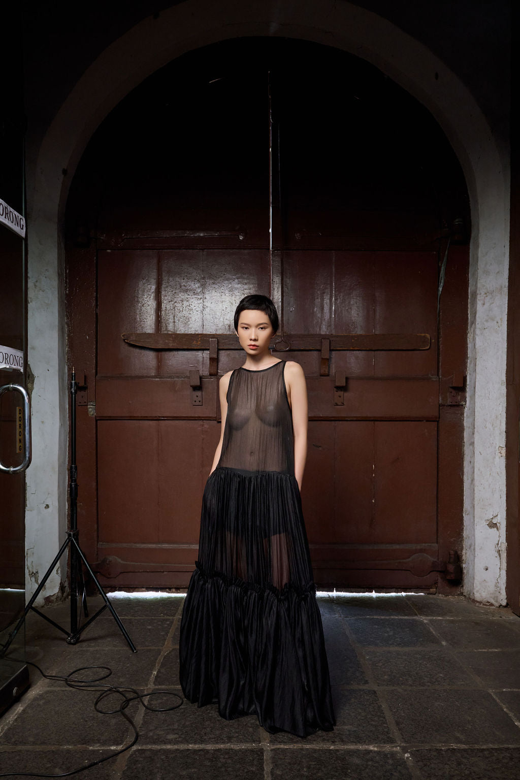 SAYA - REINA - SHEER MAXI DRESS