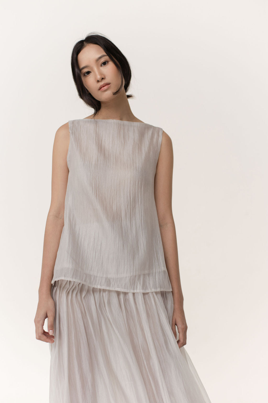 SAYA - SAYA X ELXI - INA - SLEEVELESS BOATNECK TOP