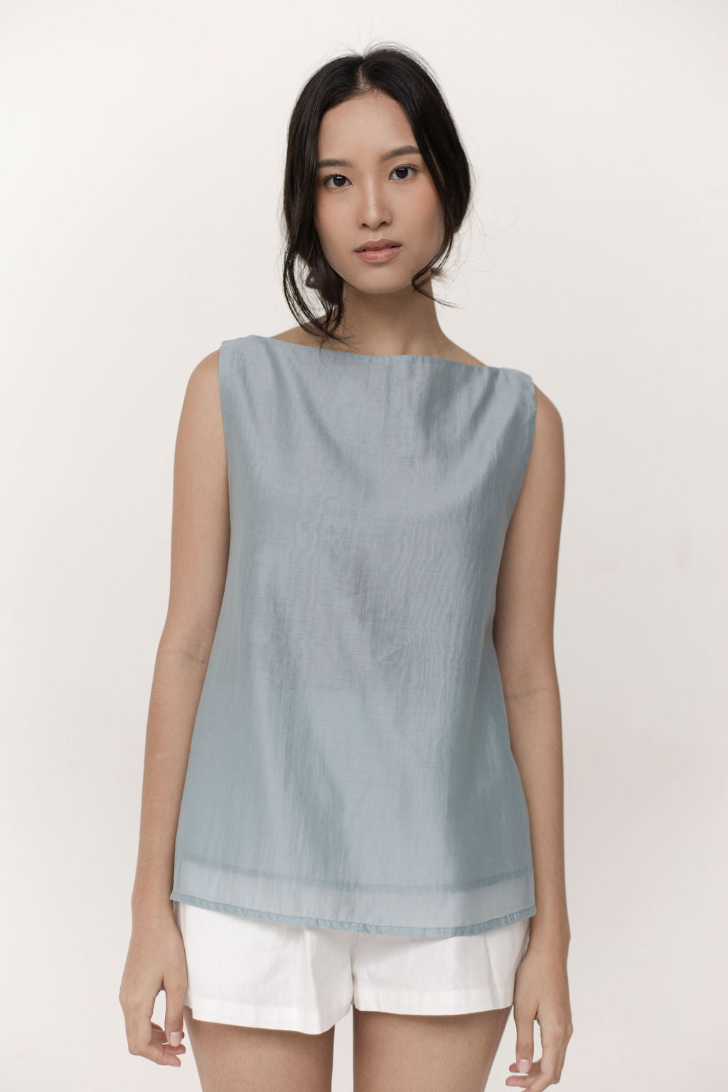 SAYA - SAYA X ELXI - INA - SLEEVELESS BOATNECK TOP