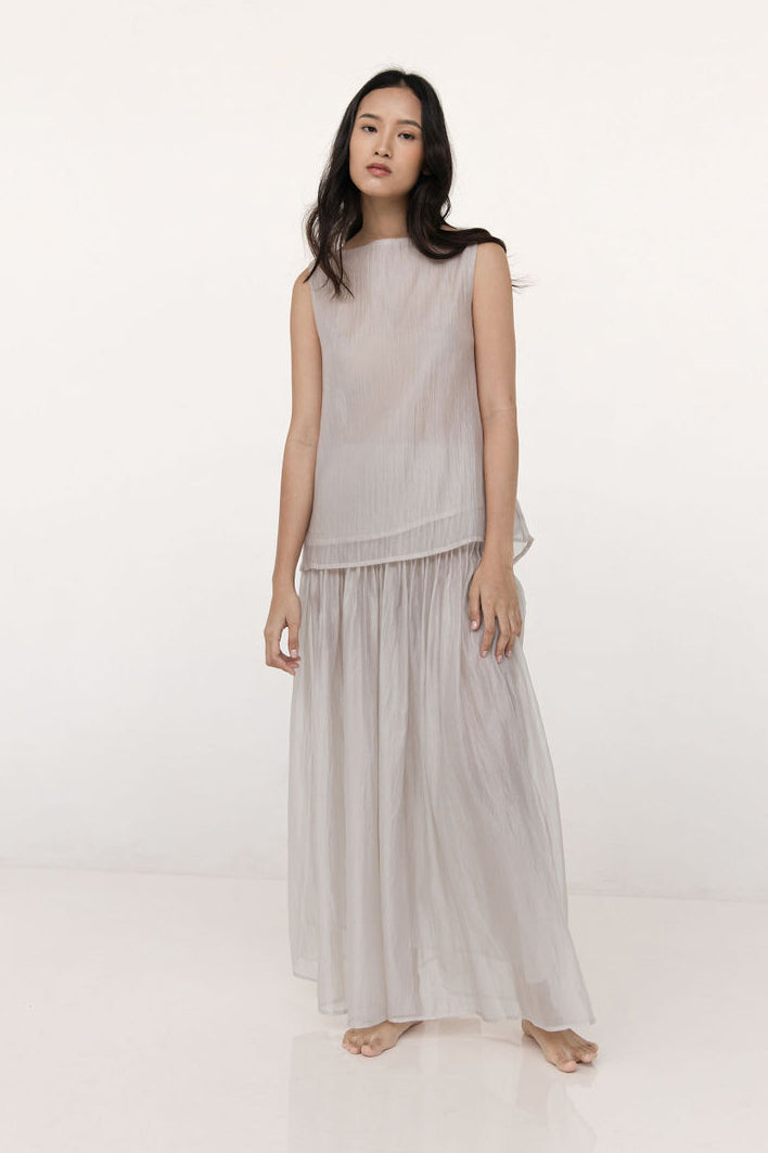 SAYA - SAYA X ELXI - JENNA - PLEATED A LINE SKIRT