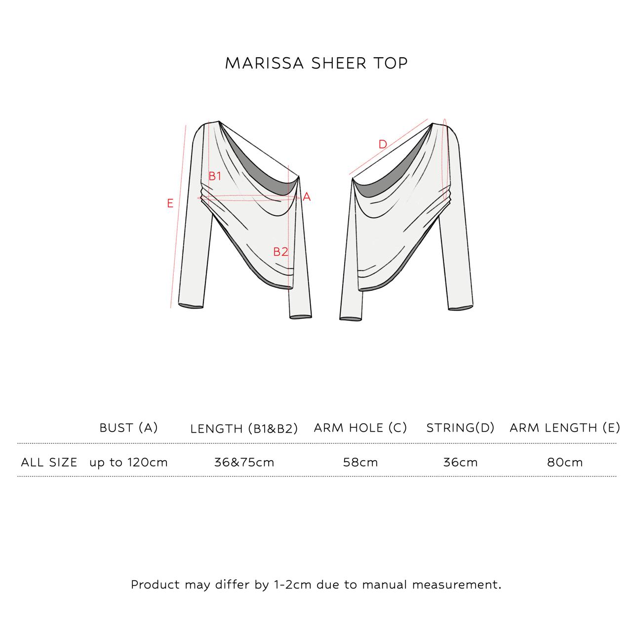 SAYA - MARISSA - DRAPE BACKLESS TOP