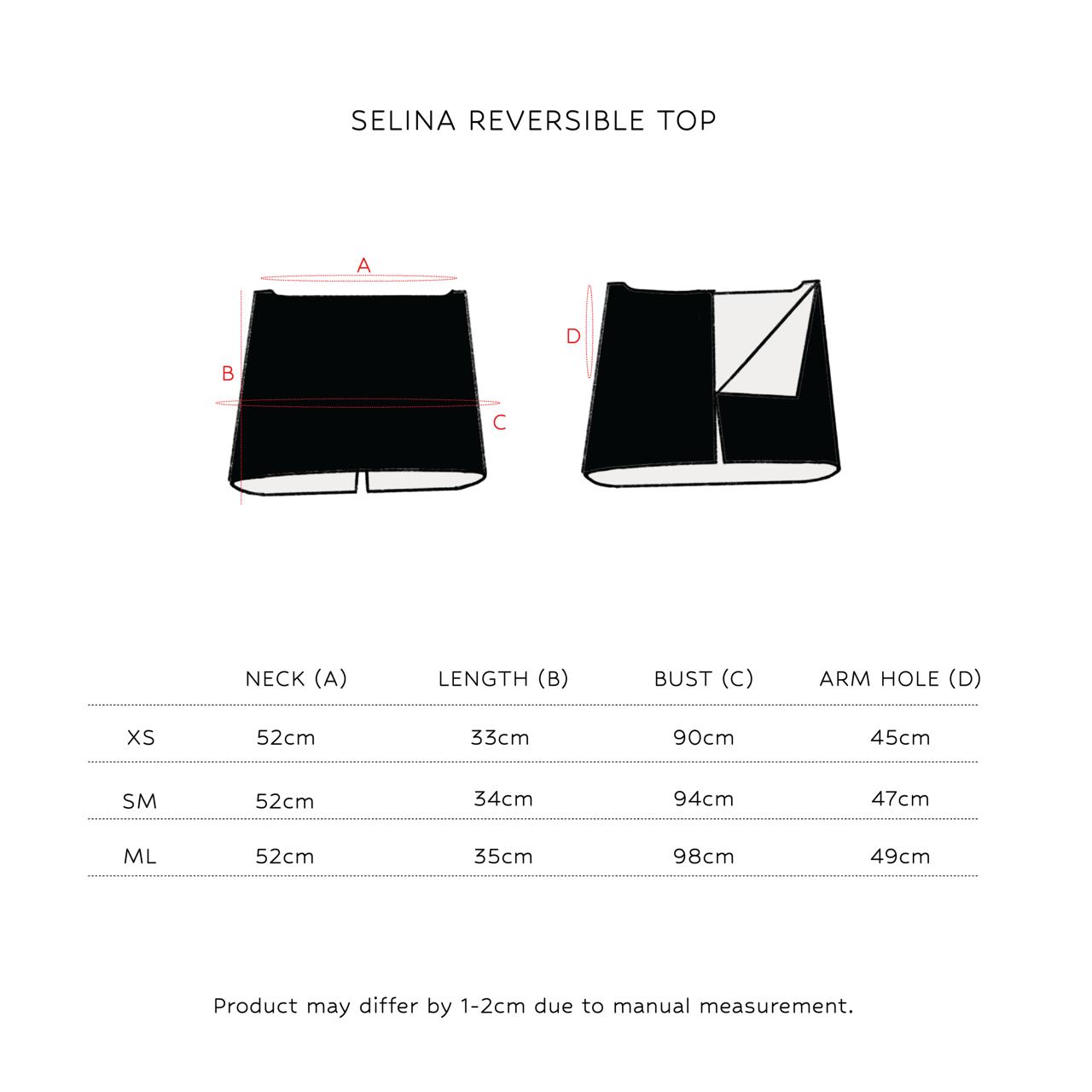 SAYA - SELINA - REVERSIBLE BOXY TOP