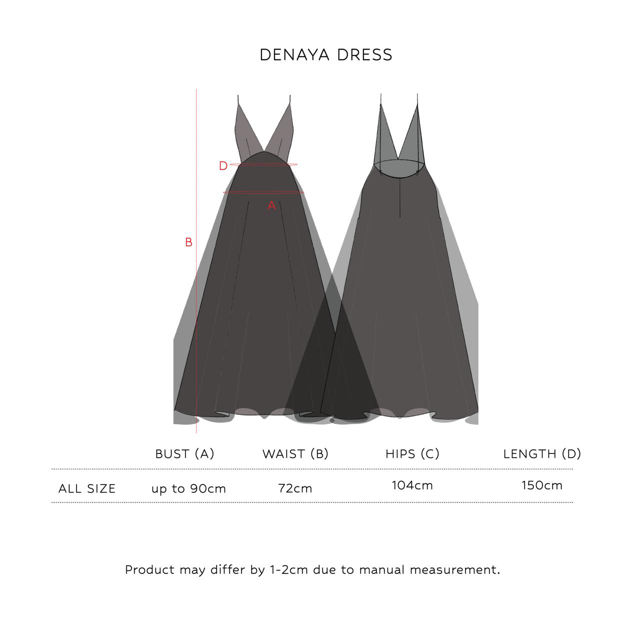 SAYA - DENAYA - SHEER MAXI DRESS