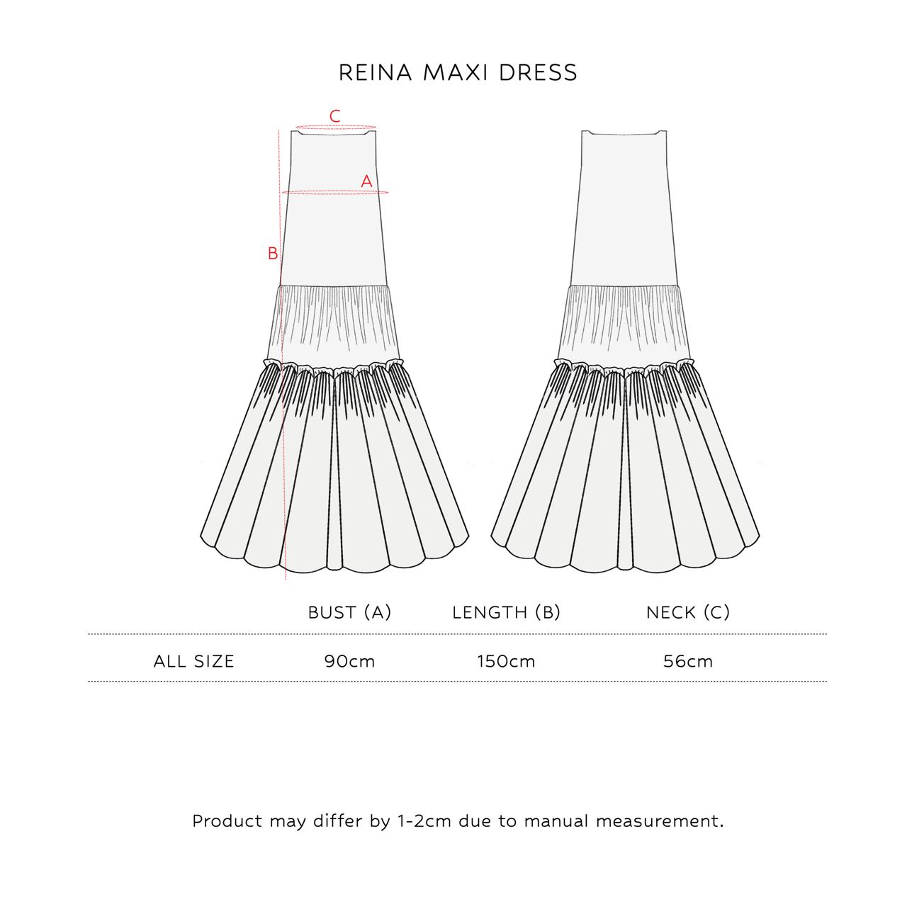 SAYA - REINA - SHEER MAXI DRESS