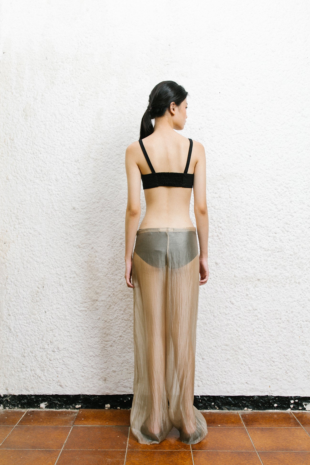 SAYA - SHERRY - SHEER PANTS