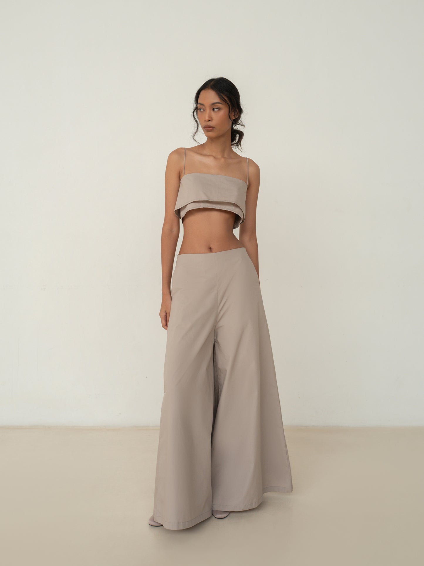 SAYA - SAYA X ANAZ - NADA - A LINE WIDE LEG PANTS