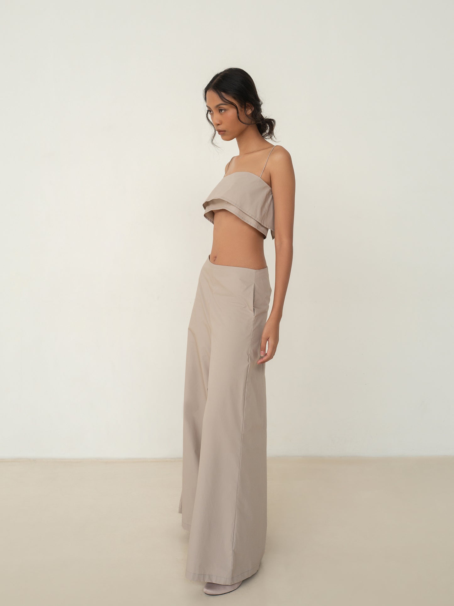 SAYA - SAYA X ANAZ - NADA - A LINE WIDE LEG PANTS