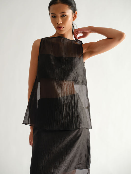 SAYA - SAYA X ELXI - RUMI - SHEER TOP