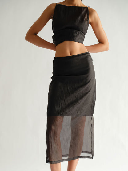 SAYA - SAYA X ELXI - MINA - MIDI SKIRT