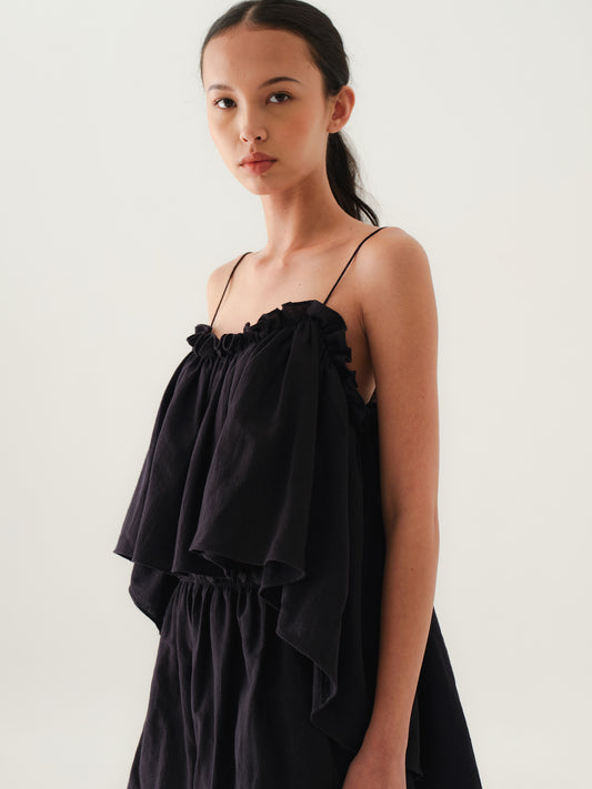 SAYA - MARA - RUFFLED TOP