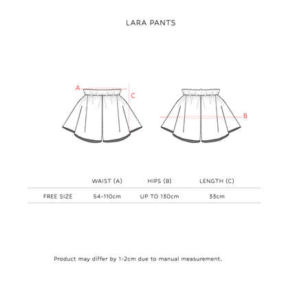 SAYA - LARA SHORTS  - DEFECT ITEMS SALE