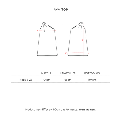 SAYA - AYA - ONE-SHOULDER TOP