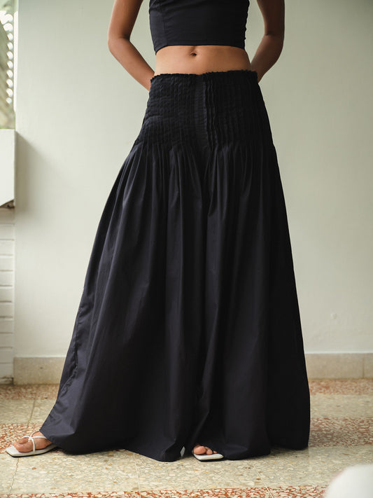 SAYA - KARA - PLEATED WIDE-LEG PANTS