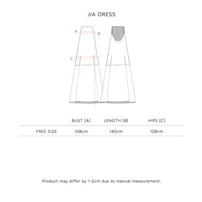 SAYA - JIA - LAYERED MAXI DRESS