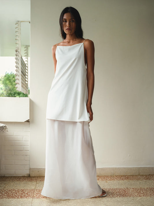 SAYA - JIA - LAYERED MAXI DRESS