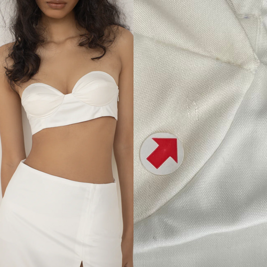 SAYA - LIZ BRALLETE IN WHITE - DEFECT ITEMS SALE