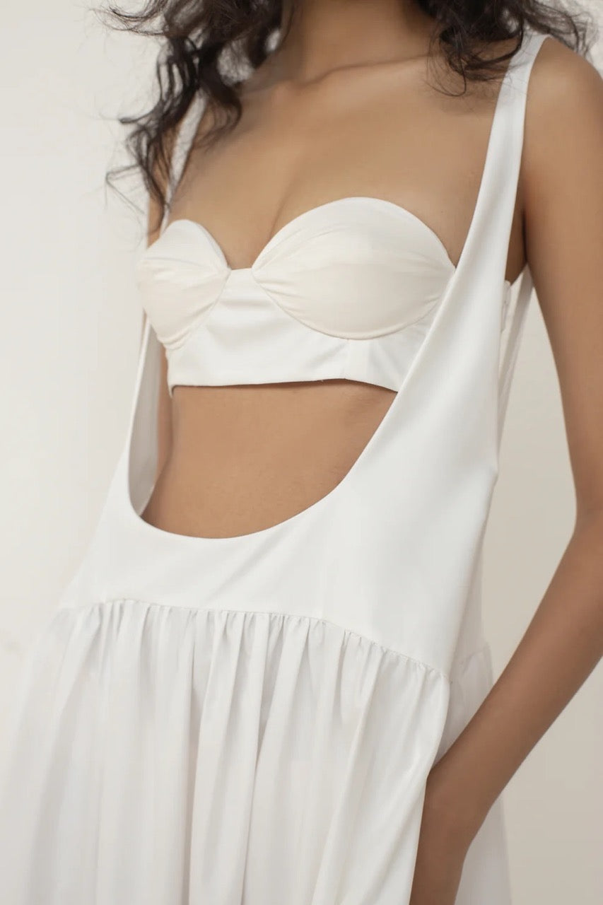 SAYA - LIZ BRALLETE IN WHITE - DEFECT ITEMS SALE