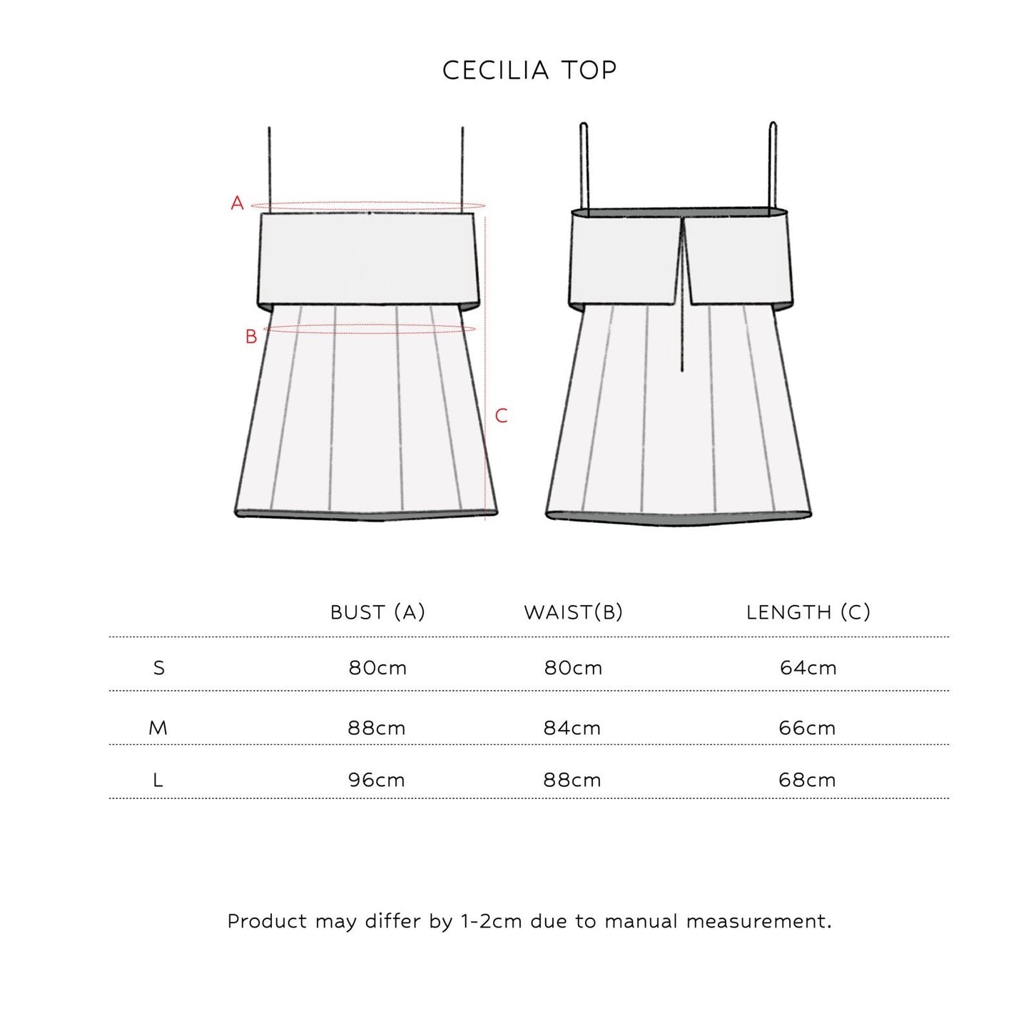 SAYA - SAYA X ELXI - CECILLIA - LAYERED TOP