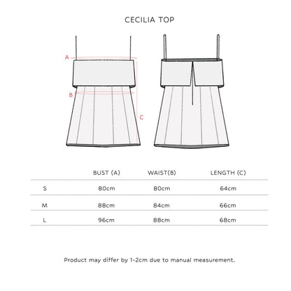 SAYA - SAYA X ELXI - CECILLIA - LAYERED TOP
