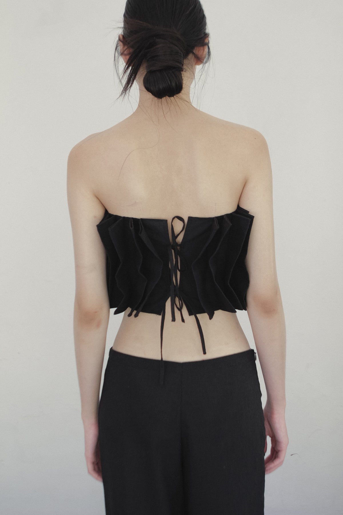 SAYA - ALGA - PINCHED PLEATS TUBE TOP