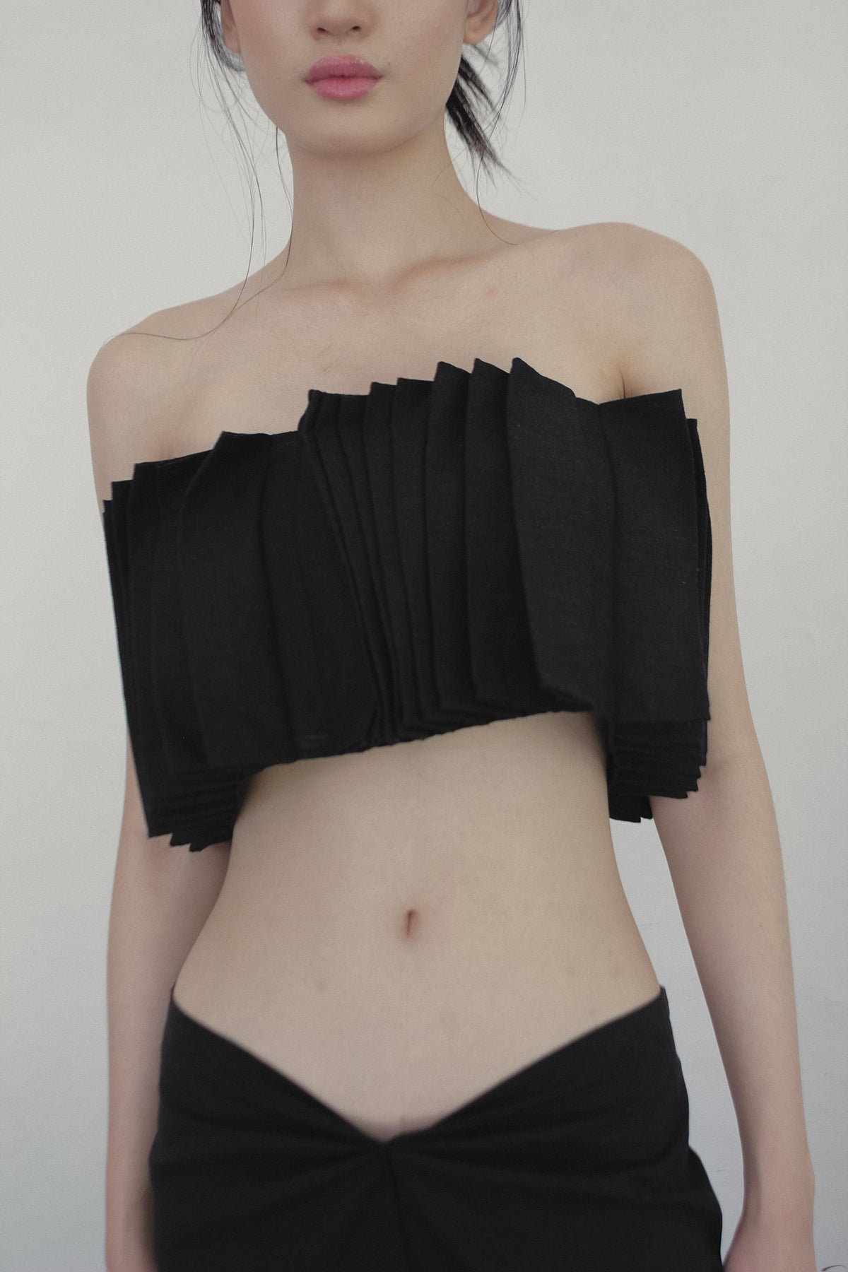 SAYA - ALGA - PINCHED PLEATS TUBE TOP