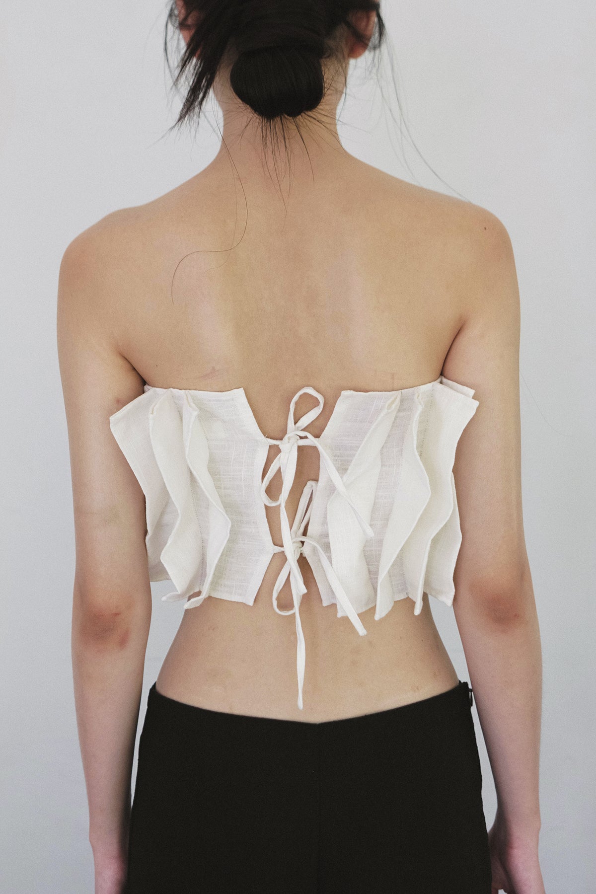 SAYA - ALGA - PINCHED PLEATS TUBE TOP