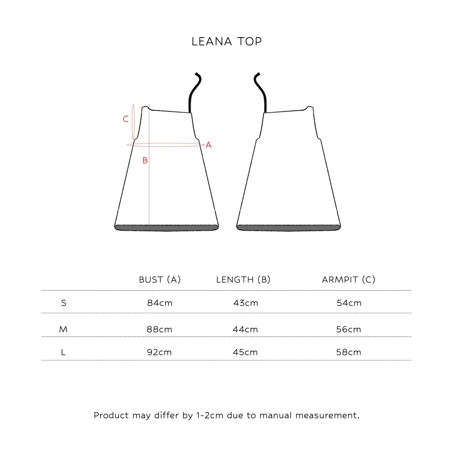 SAYA - LEANA - BOXY TOP