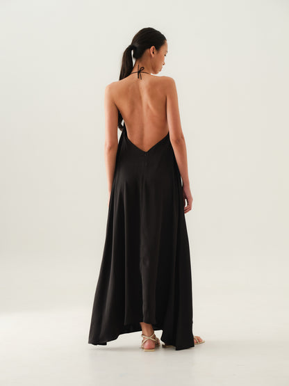 SAYA - VIBBY - HALTER NECK MAXI DRESS