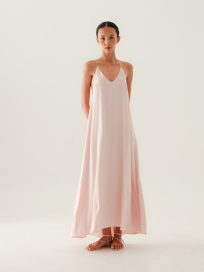 SAYA - VIBBY - HALTER NECK MAXI DRESS