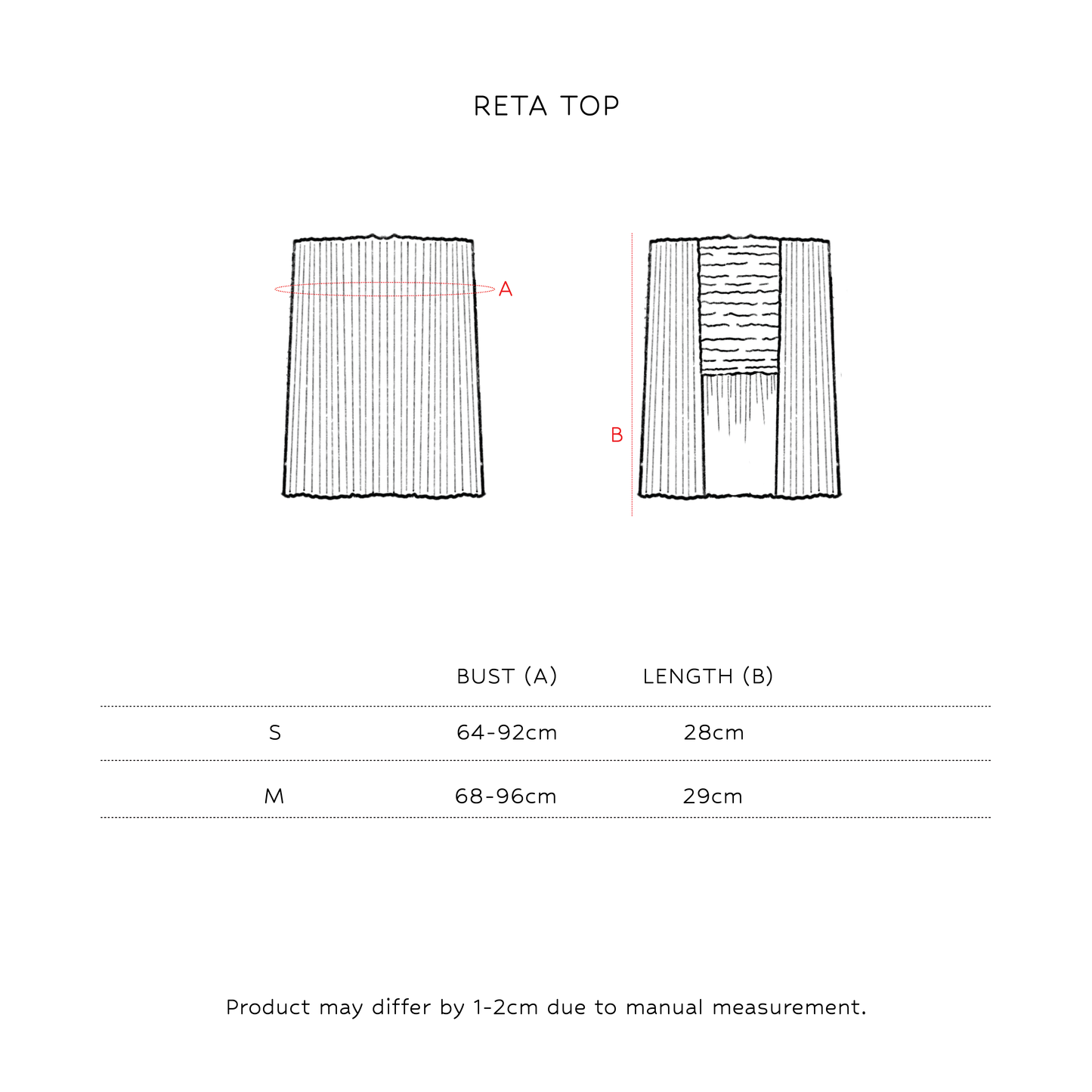 SAYA - RETA - TUBE TOP