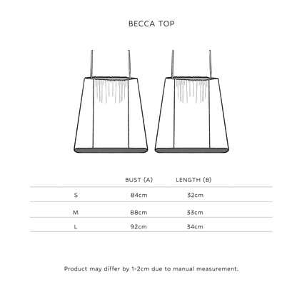 SAYA - BECCA - PLEATED TOP