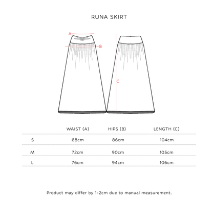 SAYA - RUNA - MAXI SKIRT