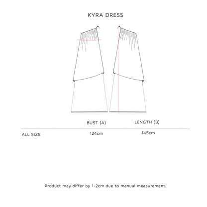 SAYA - KYRA - ONE SHOULDER MAXI DRESS