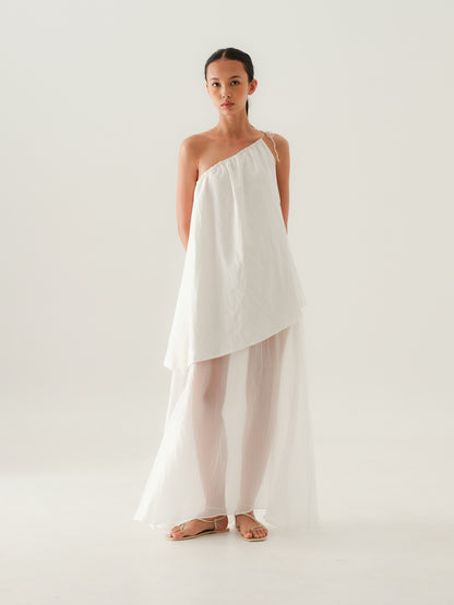 SAYA - KYRA - ONE SHOULDER MAXI DRESS