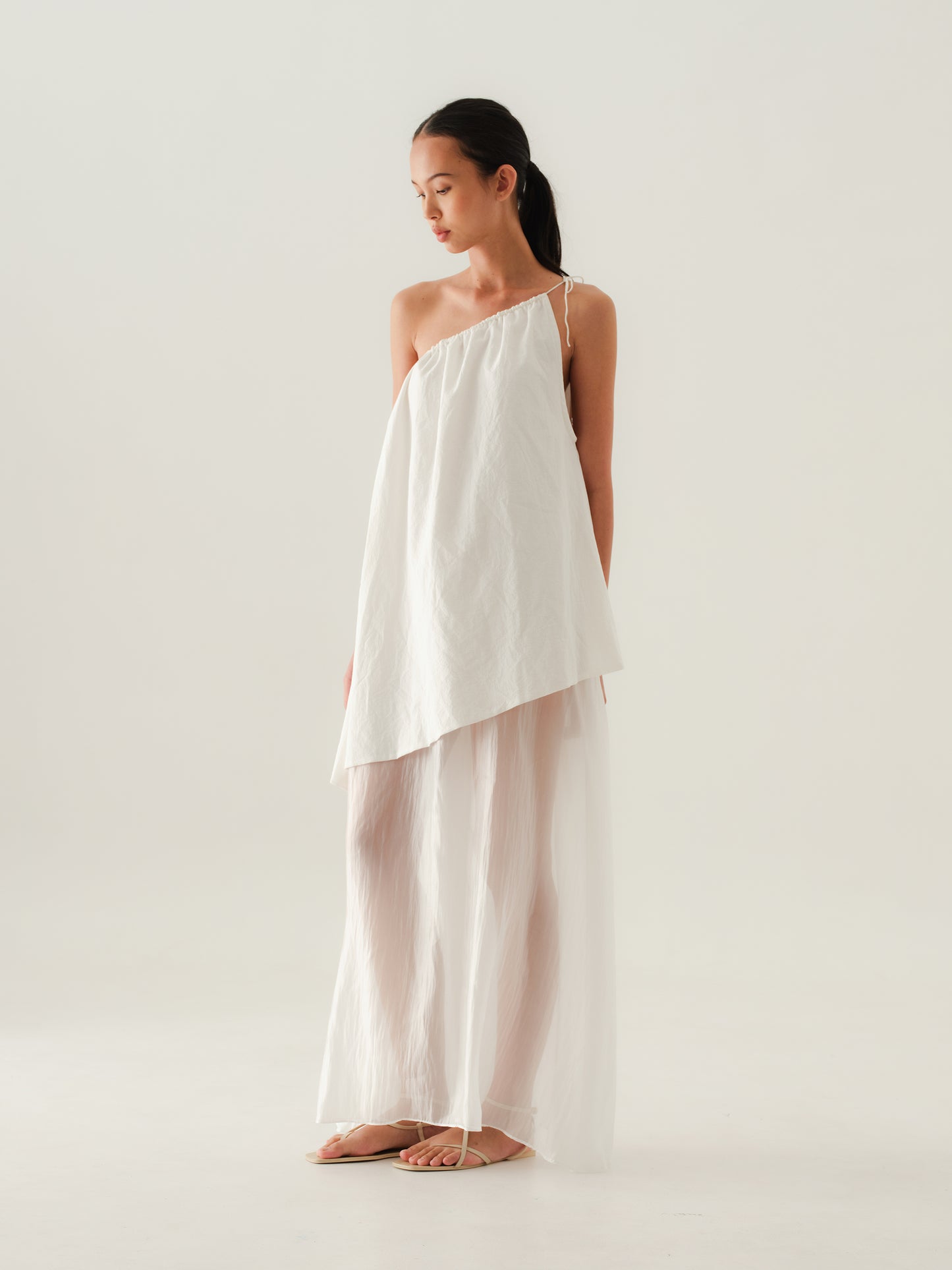 SAYA - KYRA - ONE SHOULDER MAXI DRESS