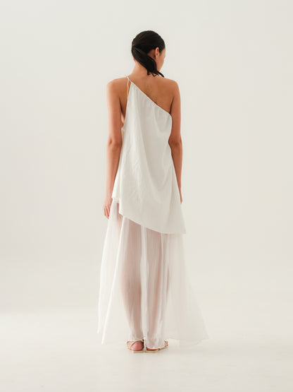 SAYA - KYRA - ONE SHOULDER MAXI DRESS