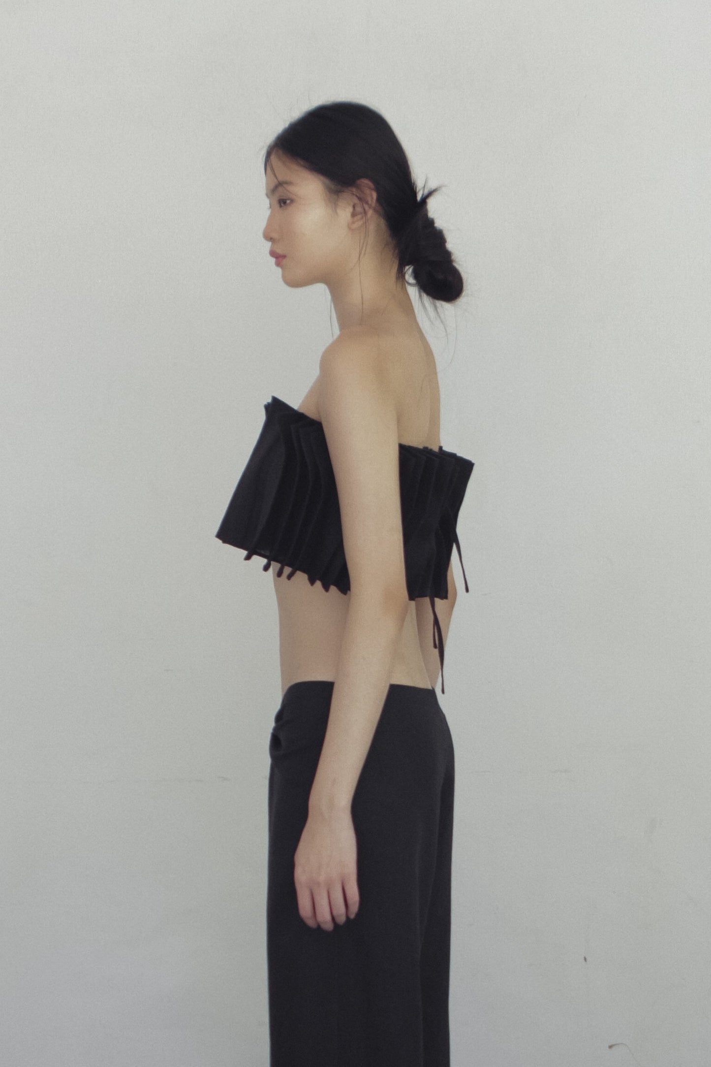 SAYA - ALGA - PINCHED PLEATS TUBE TOP
