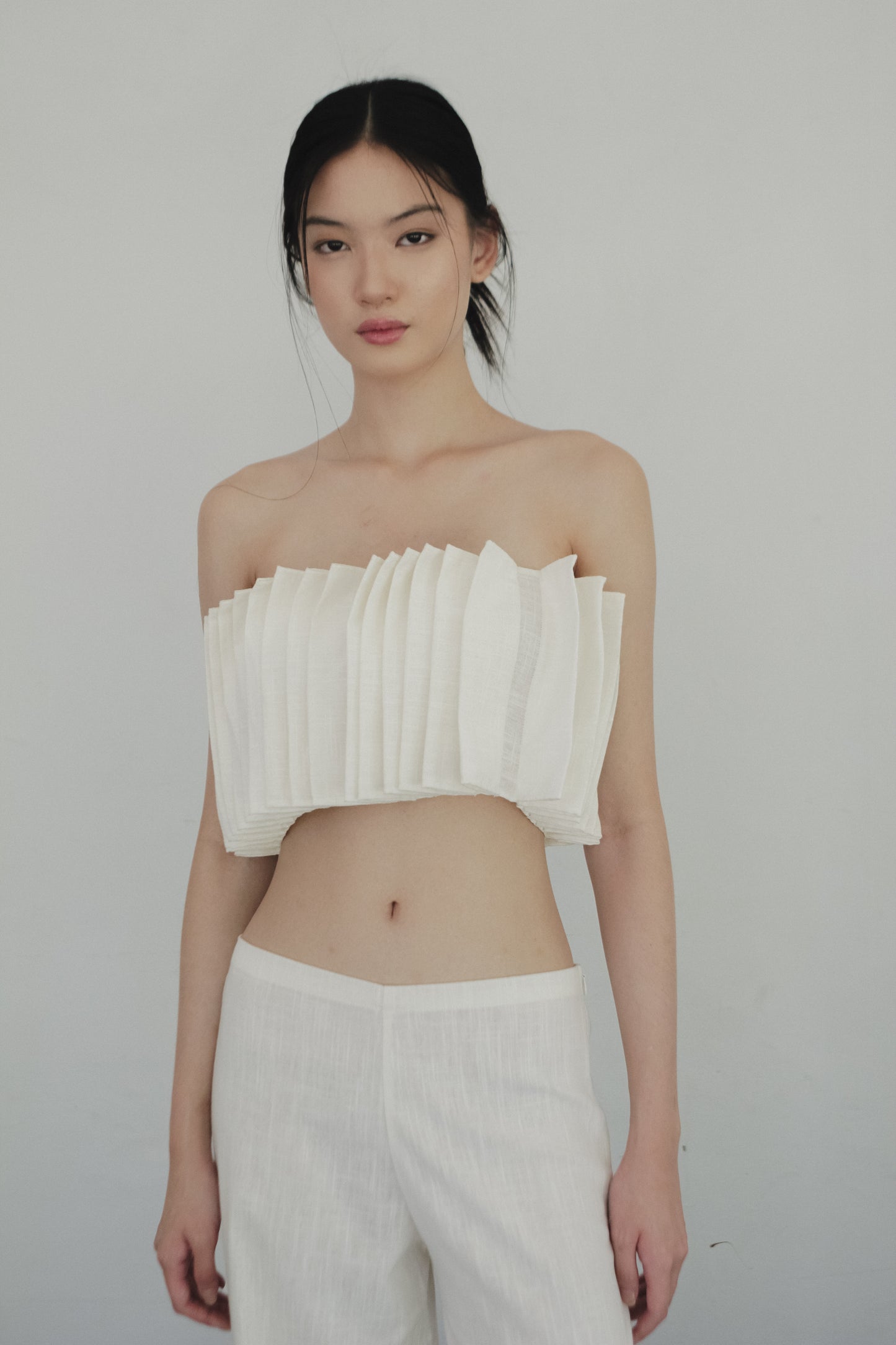 SAYA - ALGA - PINCHED PLEATS TUBE TOP