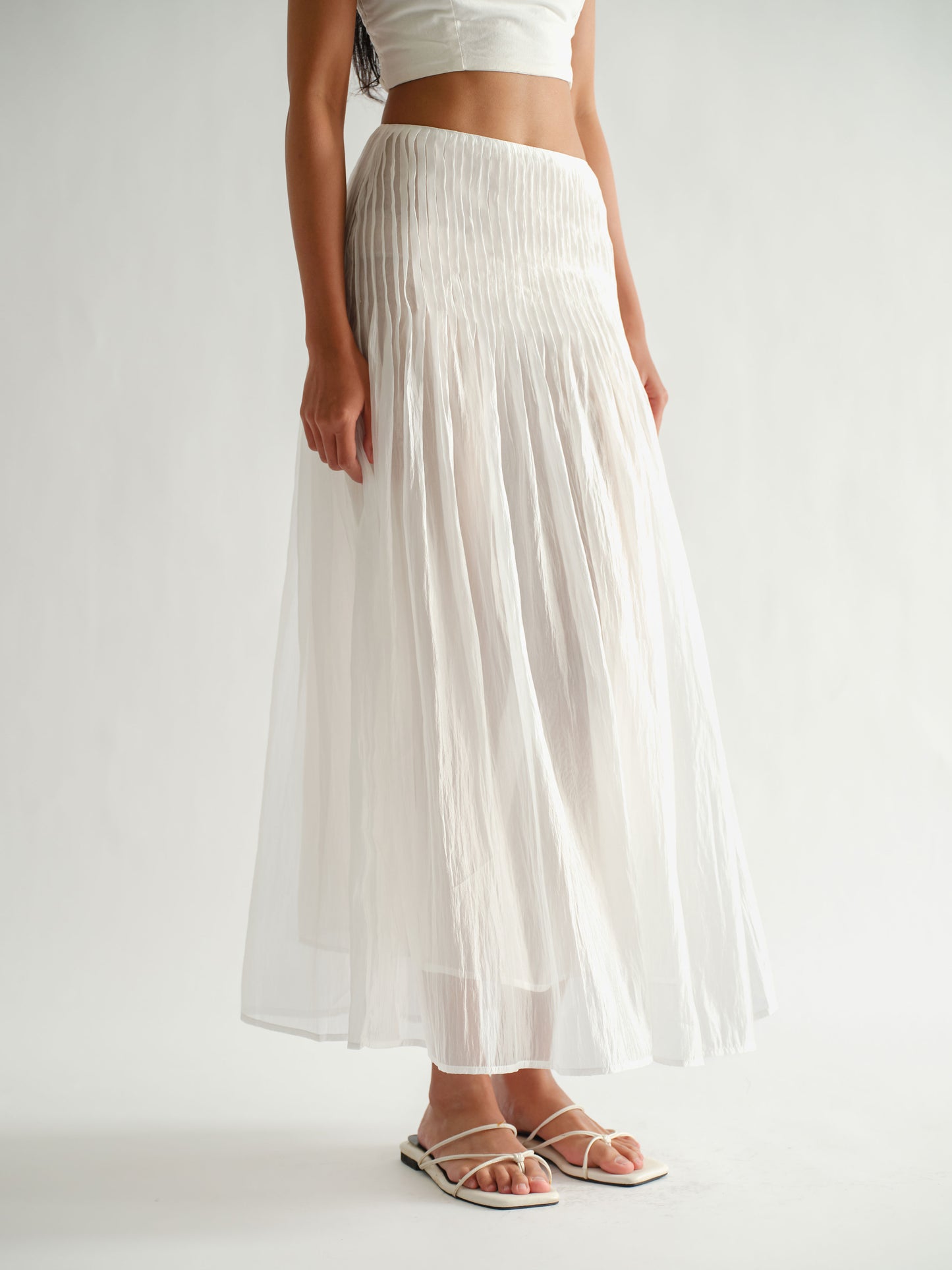 SAYA - SAYA X ELXI - JENNA - PLEATED A LINE SKIRT